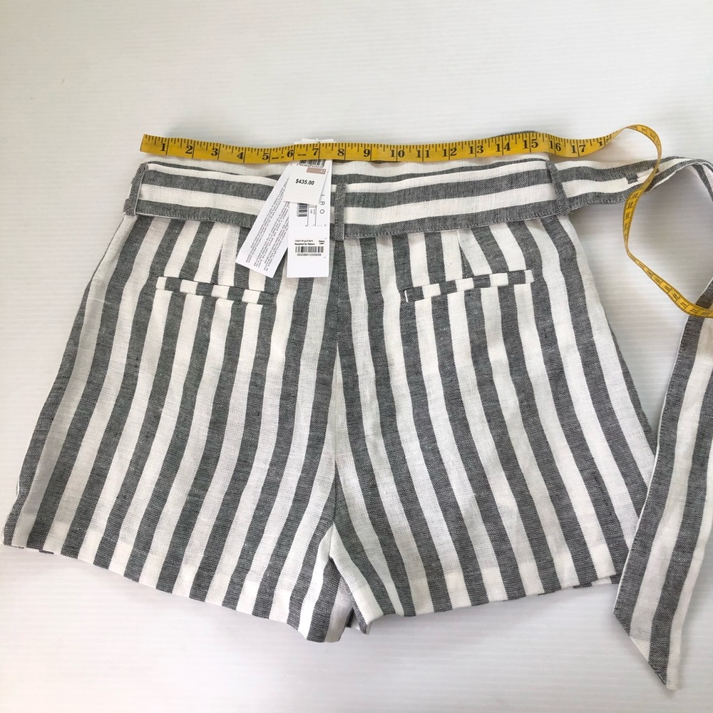 IRO NWT Lular High Waist Linen Shorts, 10 (42) - Picture 10 of 13